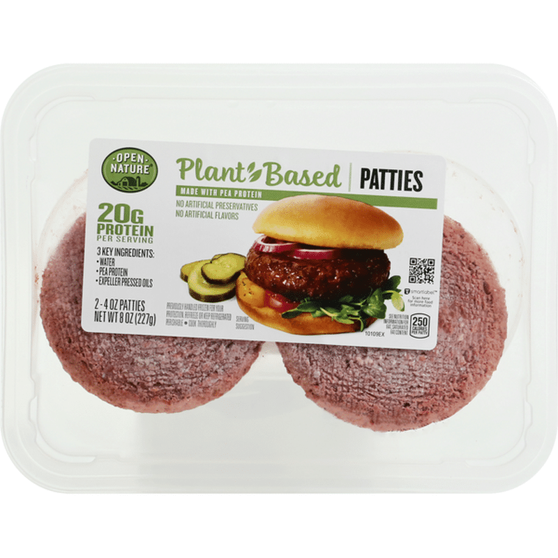 Open Nature Patties, Plant Based (2 each) Instacart