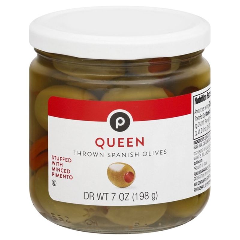 Publix Spanish Olives, Thrown, Queen (7 oz) Instacart
