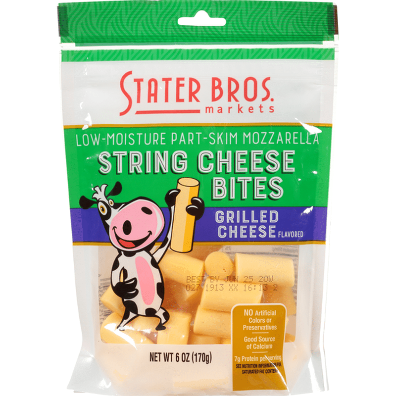 Stater Bros Markets Grilled Cheese Flavored LowMoisture PartSkim