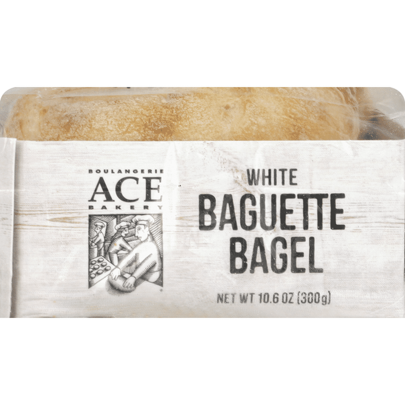 ACE Bakery Baguette Bagel White (10.6 oz) Delivery or Pickup Near Me