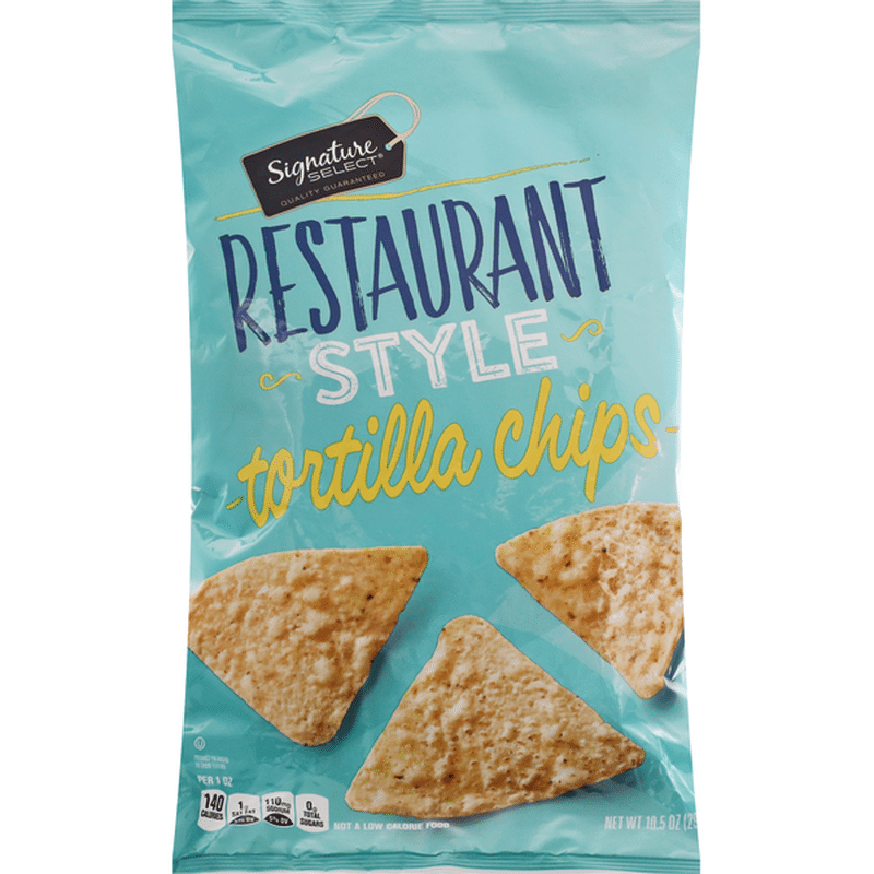 Signature Select Tortilla Chips, Restaurant Style (10.5 oz) Instacart