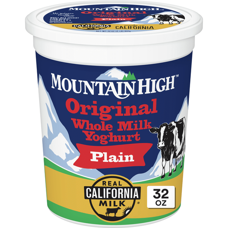 Mountain High Yoghurt Original Style Plain Yogurt Tub (32 oz) Delivery