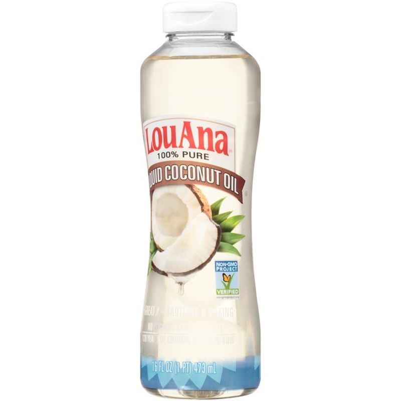 LouAna 100 Pure Liquid Coconut Oil (16 fl oz) from Food Lion Instacart