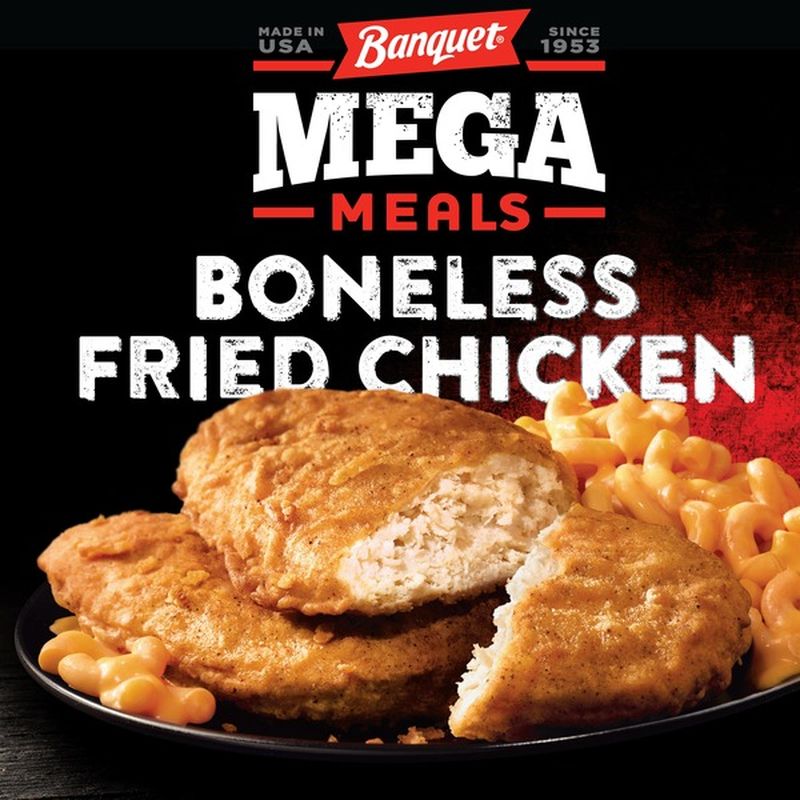 Banquet Mega Meals Boneless Fried Chicken (12 oz) - Instacart