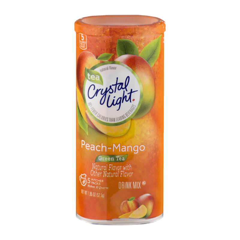 Crystal Light Peach Mango Green Tea Powdered Drink Mix (1.85 oz)