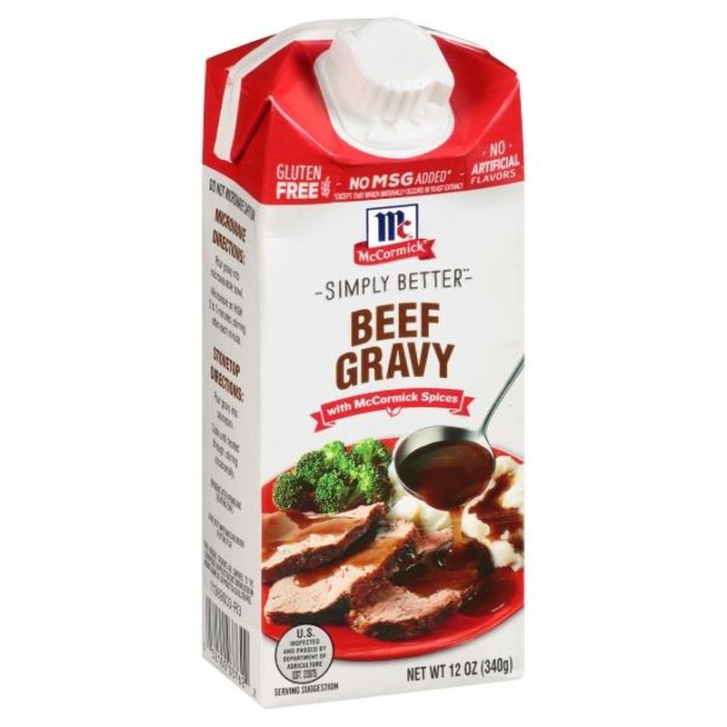 McCormick® Simply Better Beef Gravy (12 oz) Instacart