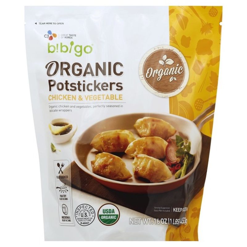 Bibigo Potstickers, Organic, Chicken & Vegetable (16 oz) Instacart