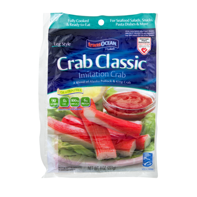 TransOcean Imitation Crab, Leg Style (8 Oz) From Giant Food - Instacart