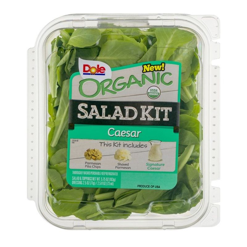 Dole Organic Salad Kit Caesar (5.75 oz) Instacart