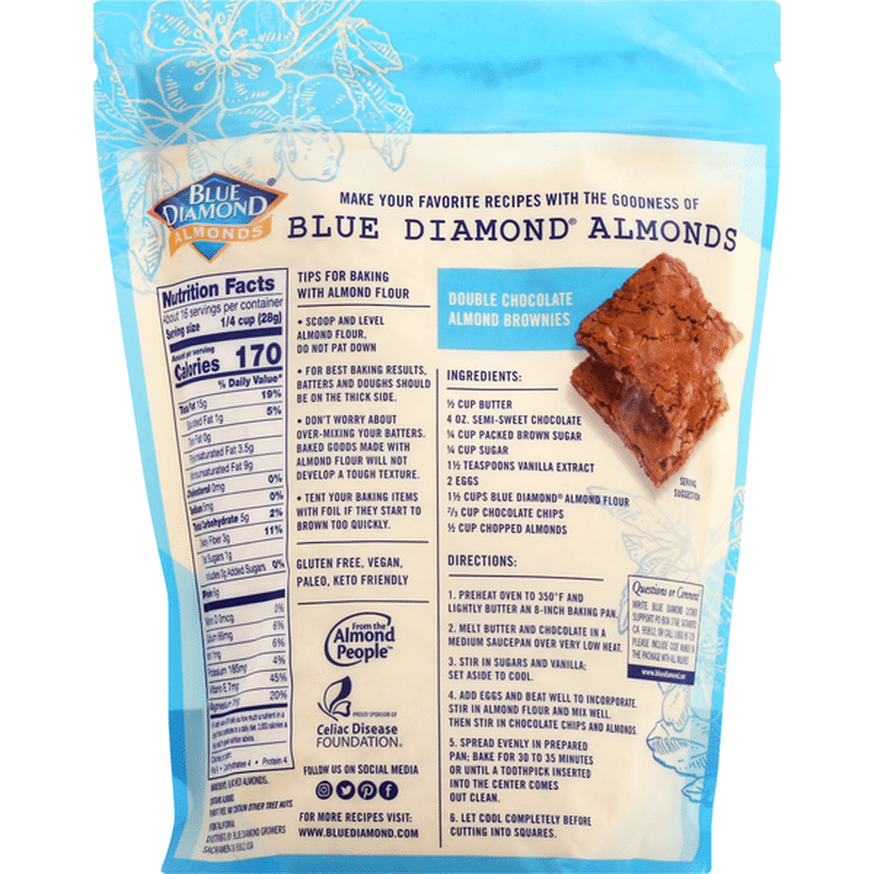 Blue Diamond Almond Flour, FinelySifted Almond Flour (1 lb) Instacart