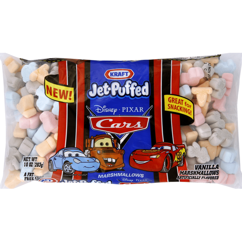 JetPuffed Marshmallows, Disney Pixar Cars, Vanilla (10 oz) Instacart