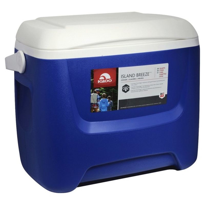 Igloo Cooler, Blue, 28 Quart (1 Each) - Instacart