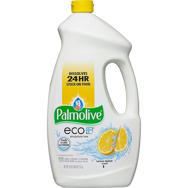 Palmolive Eco + Phosphate Free Gel Dishwasher Detergent Lemon Splash