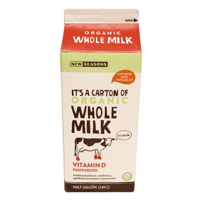 New Seasons Market Organic Whole Milk