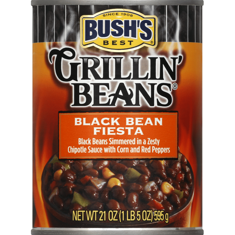 Bush's Best Grillin' Beans, Black Bean Fiesta (21 oz) Instacart