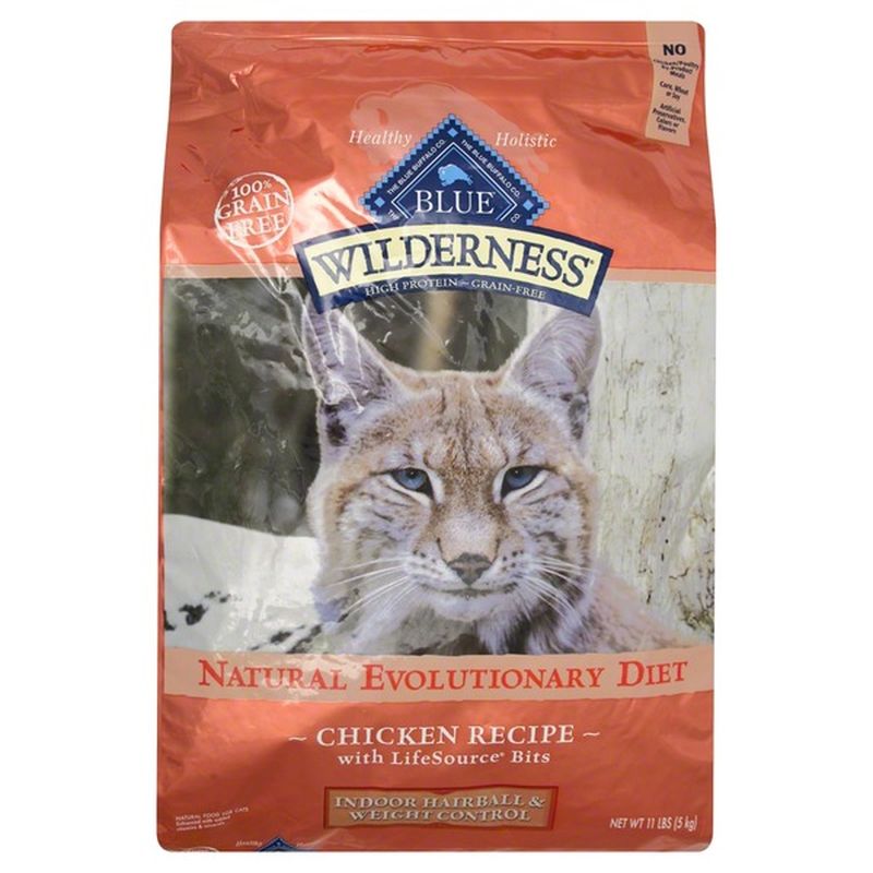 blue indoor hairball and weight control