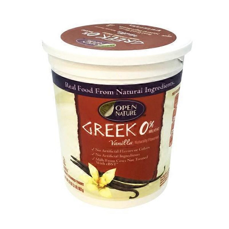 Open Nature Greek Strained Nonfat Yogurt (32 oz) from Safeway Instacart