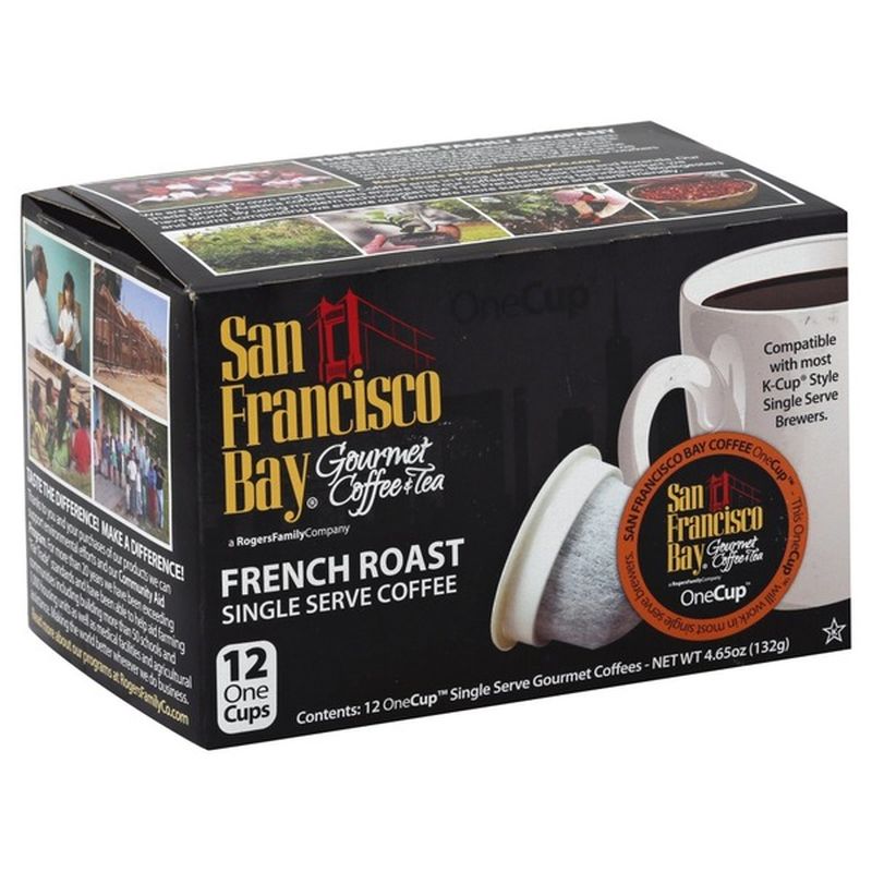 San Francisco Bay Coffee French Roast OneCup K Cup Compatible Coffee   Large C4a8b76d A143 4ee3 B73d 7ddfe4c23c51 