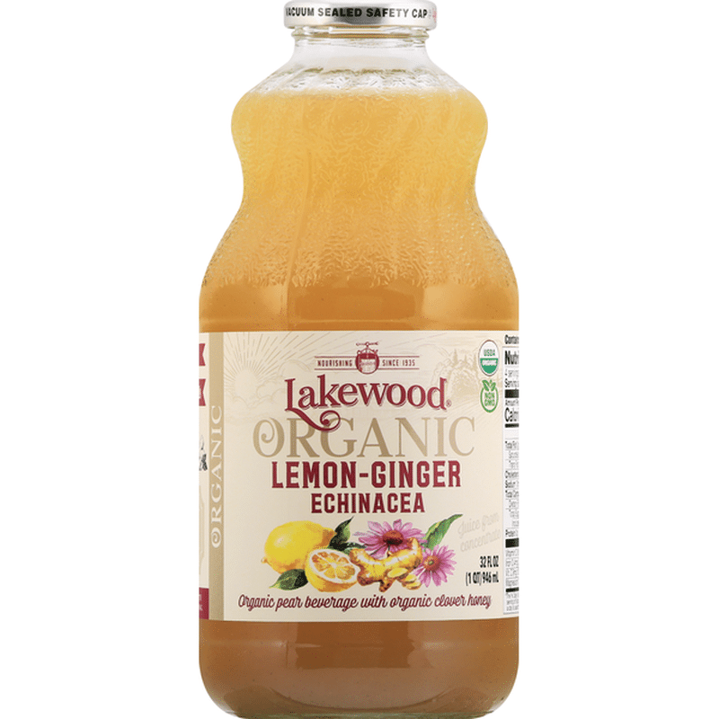 Lakewood Juice, Organic, LemonGinger Echinacea (32 oz) Instacart
