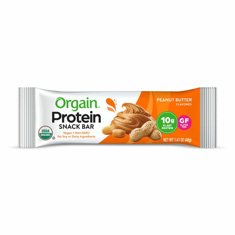 Orgain Protein Bar Organic Peanut Butter 14 Oz Instacart