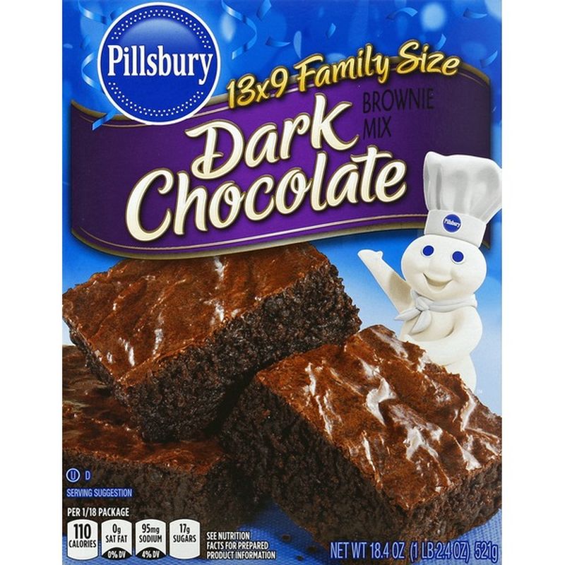 Pillsbury Brownie Mix Dark Chocolate (18.4 oz) Instacart