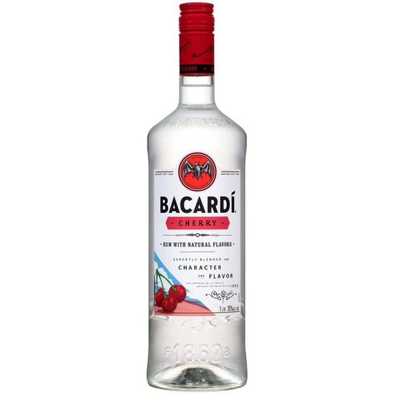 Bacardi Cherry Rum (1 L) - Instacart