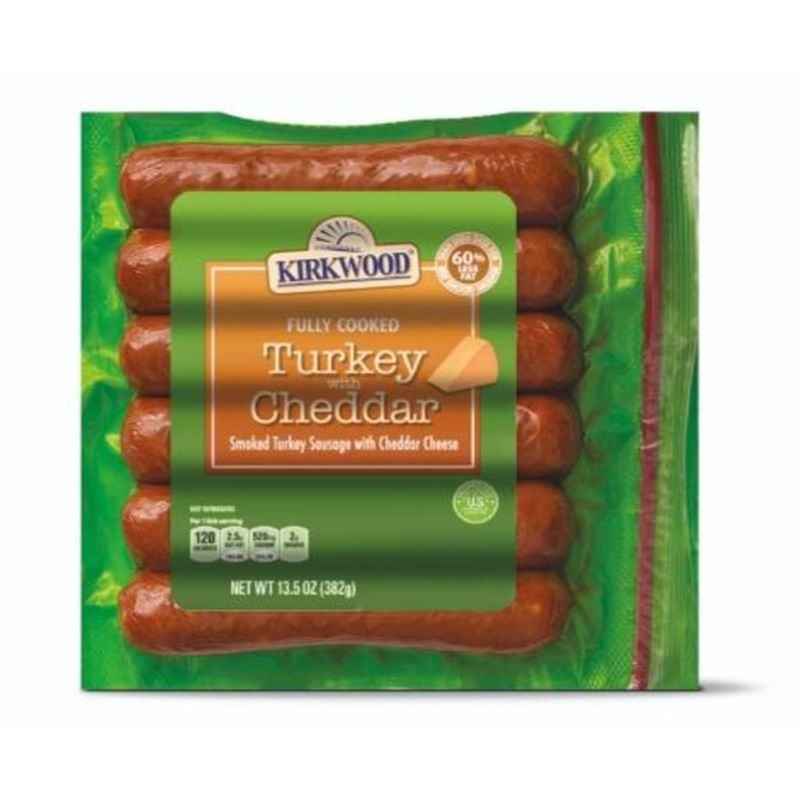 Kirkwood Turkey Cheddar Cheese Sausage (13.5 oz) Instacart
