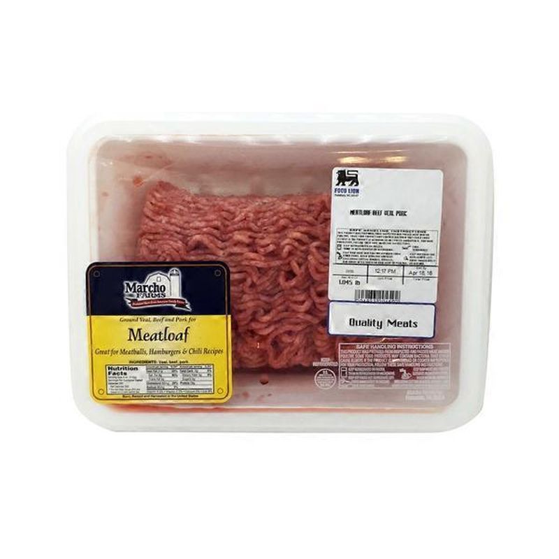 Marcho Farms Meatloaf Beef Veal Pork (per lb) - Instacart