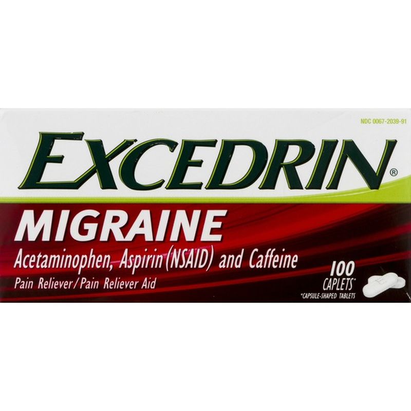 Excedrin Migraine Caplets (100 ct) from Kroger Instacart