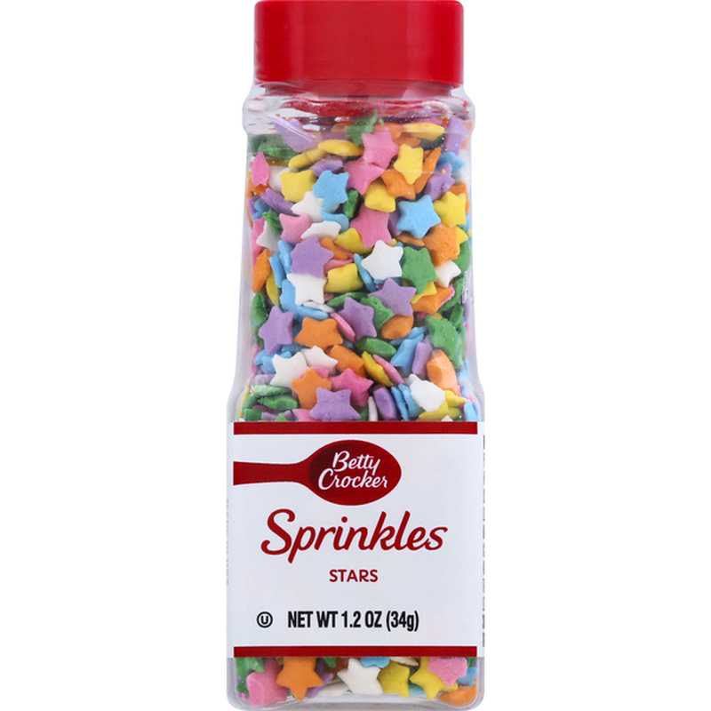 Betty Crocker Sprinkles, Stars (1.2 oz) from Safeway Instacart