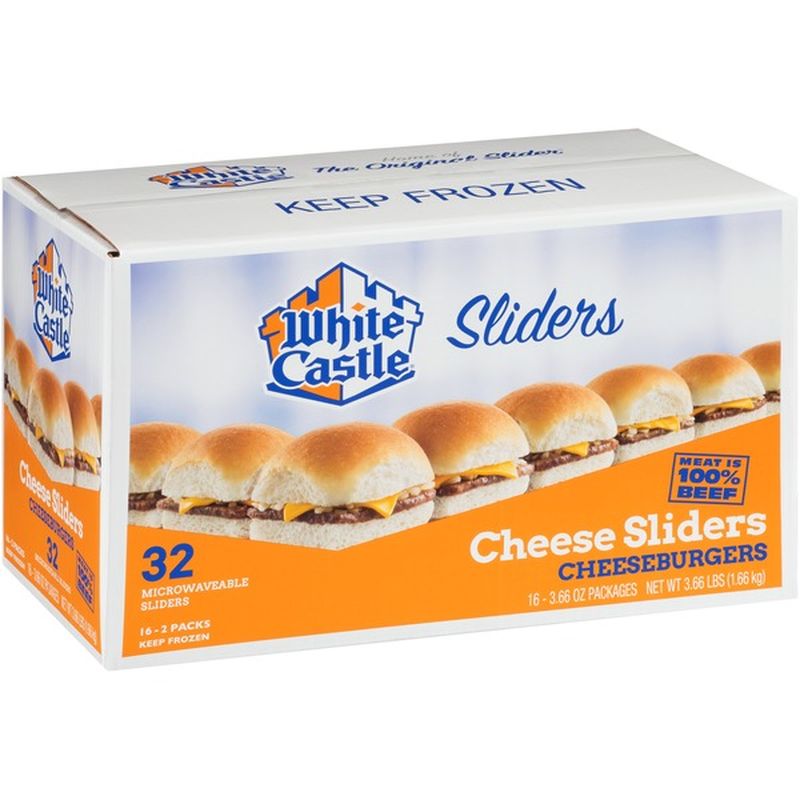 White Castle Sliders, Classic Cheese (32 each) Delivery or Pickup Near ...