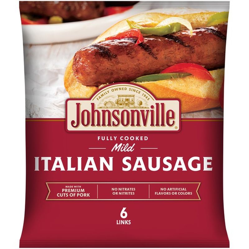 Johnsonville Mild Italian Sausage (6 ct) Instacart