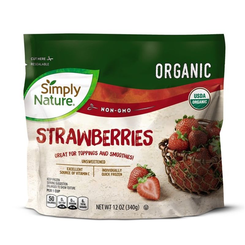 Simply Nature Frozen Organic Strawberries