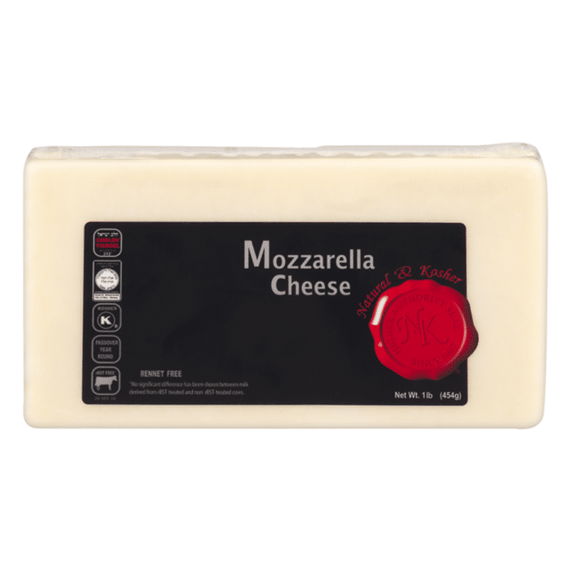 Natural&Kosher Mozzarella Cheese Chunks (1 lb) from H-E-B ...