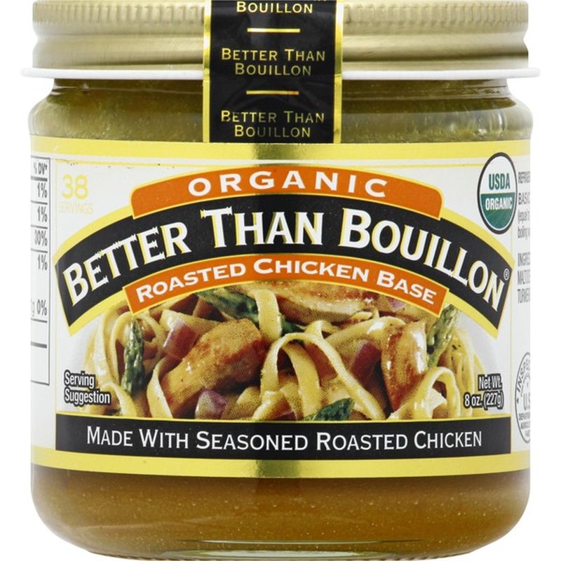 Better Than Bouillon Chicken Base, Organic, Roasted (8 oz) from Pete's