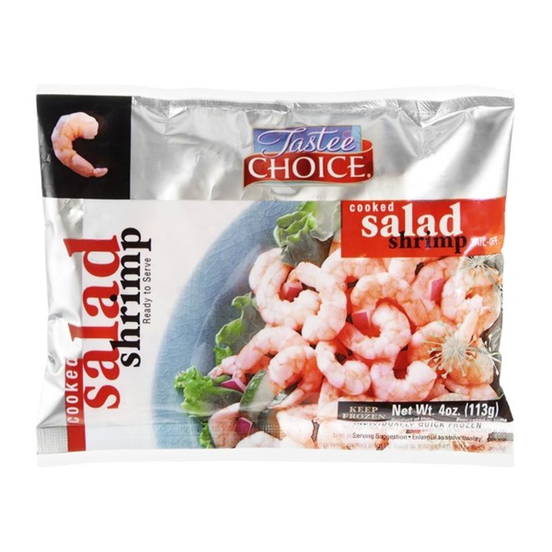 Tastee Choice Salad Shrimp, Cooked, Tail Off (3.5 oz) Instacart
