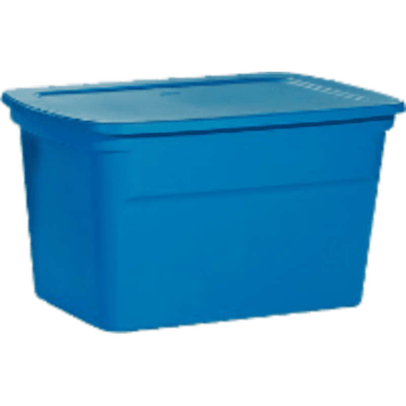 Sterilite 30-Gallon Aqua Blue Storage Tote