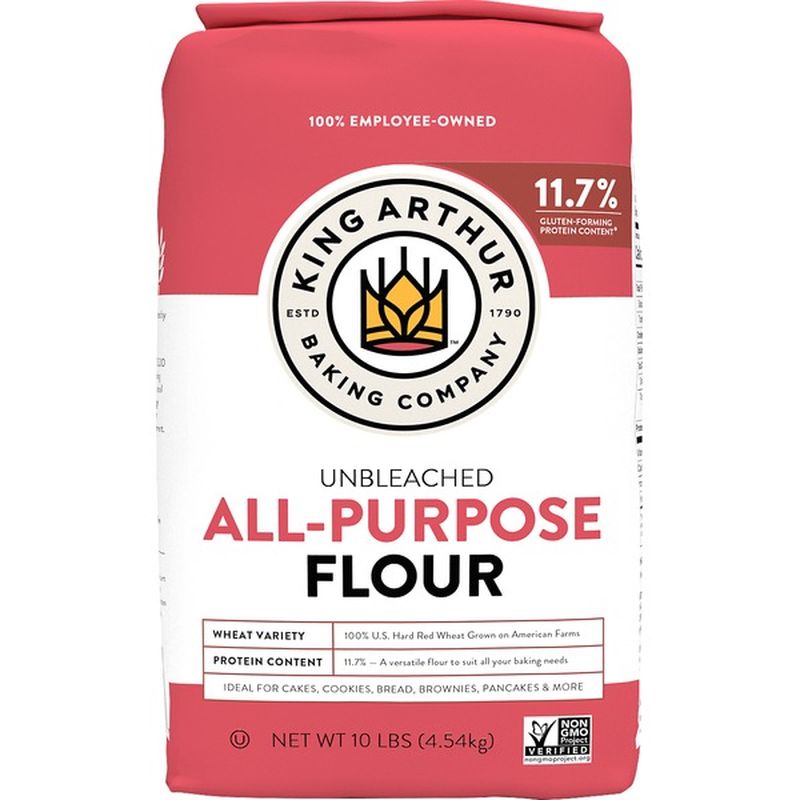 King Arthur Baking All-Purpose Flour, Unbleached (10 Lb) - Instacart