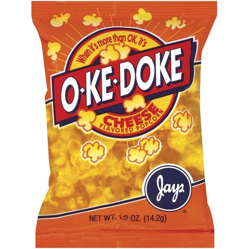 OKeDoke Popcorn, Cheese Flavored (0.5 oz) Instacart