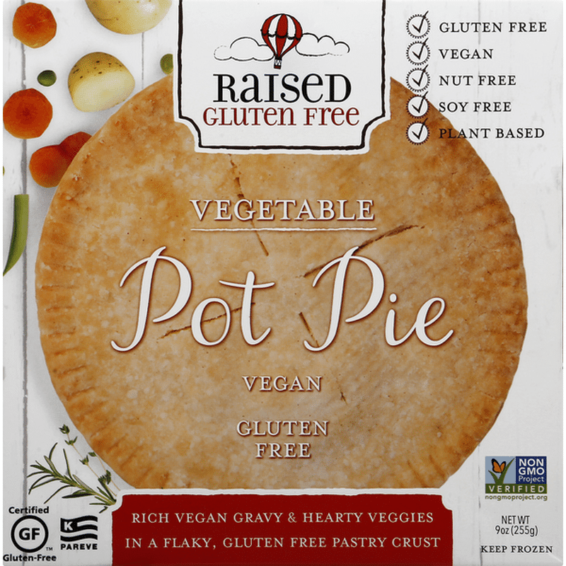 Raised Gluten Free Pot Pie, Vegan, Vegetable (9 oz) Instacart
