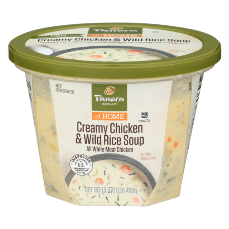 Panera Bread at Home Creamy Chicken & Wild Rice Soup (16 oz) Instacart