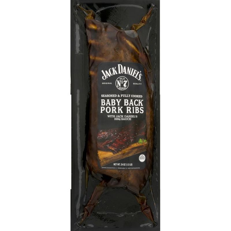 Jack Daniel's Seasoned Cooked Pork Ribs (24 oz) from Walmart Instacart