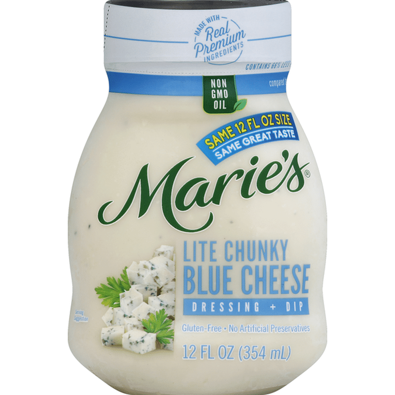Marie's Dressing + Dip, Lite, Chunky Blue Cheese (12 oz) Instacart