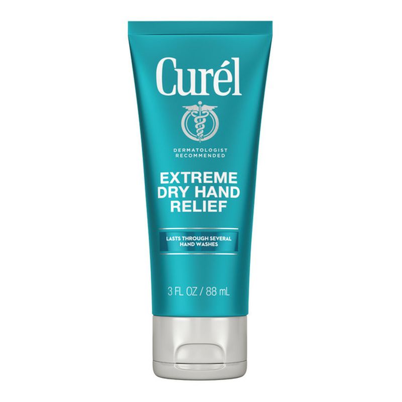 Curél Extreme Dry Hand Relief Cream, Long Lasting Relief after Washing Hands, Travel Size Lotion