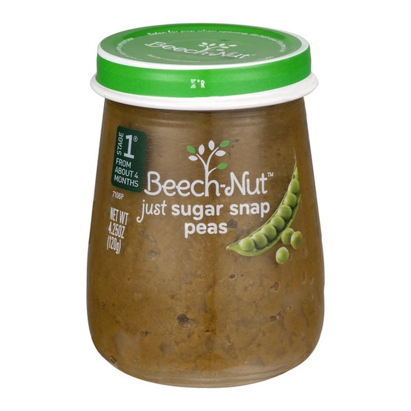 Beech Nut Stage 1 Just Sugar Snap Peas 4 25 Oz Instacart