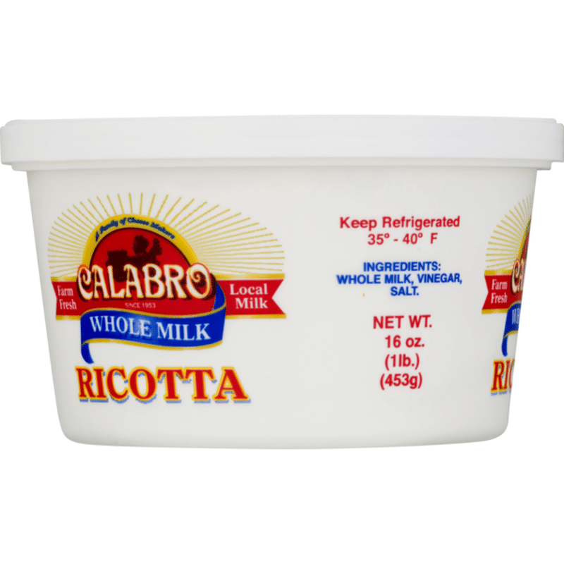 Calabro Ricotta Cheese Whole Milk (16 oz) - Instacart