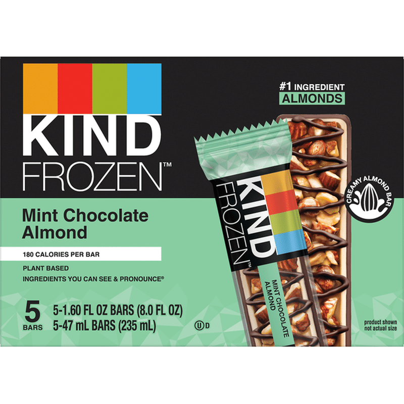 Kind Frozen Bar, Mint Chocolate Almond, 5 Pack (5 each) Instacart