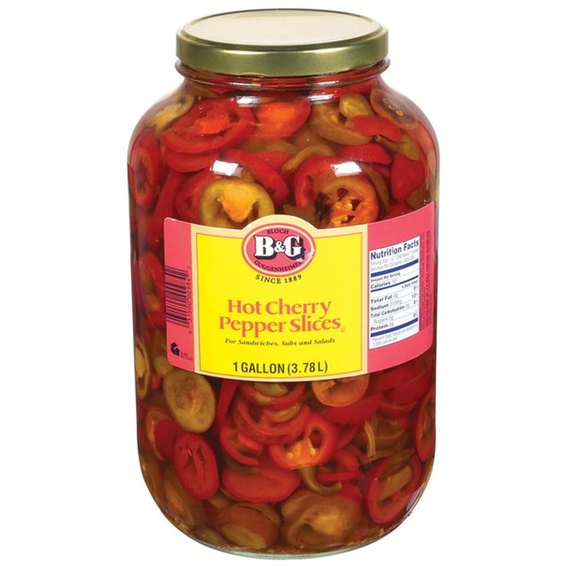 B&G Hot Cherry Pepper Slices (1 Gal) Delivery Or Pickup Near Me - Instacart