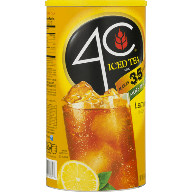4C Iced Tea Mix, Natural Lemon Flavor (92.8 oz) from Costco Instacart