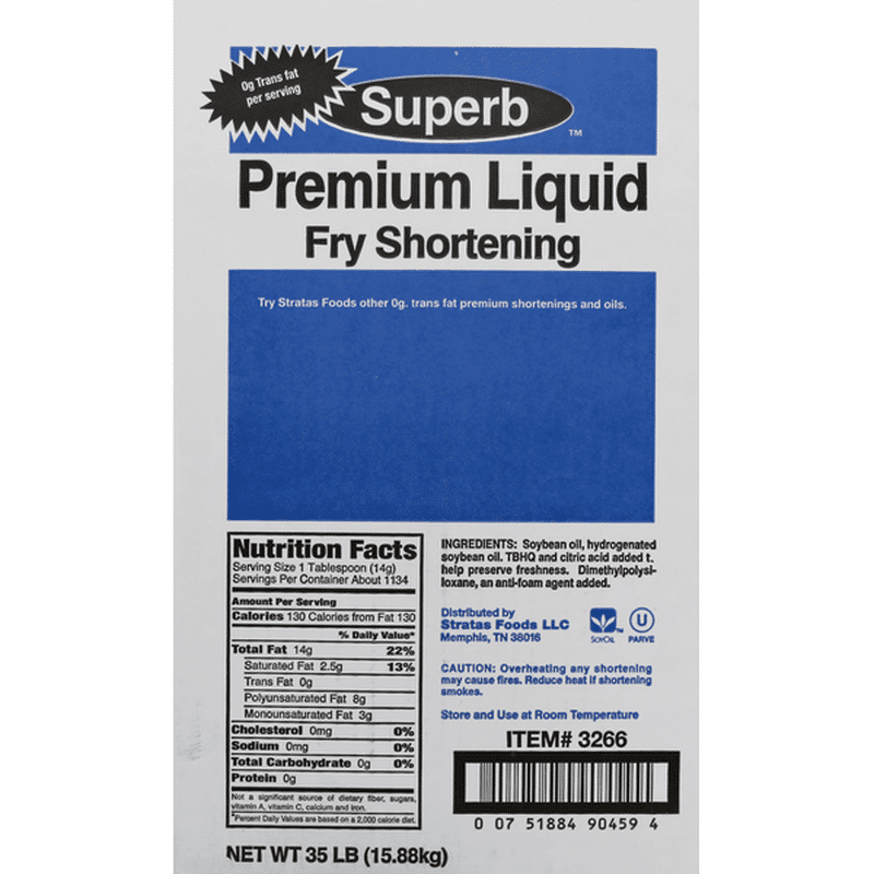 Superb Fry Shortening, Liquid (35 lb) Delivery or Pickup Near Me